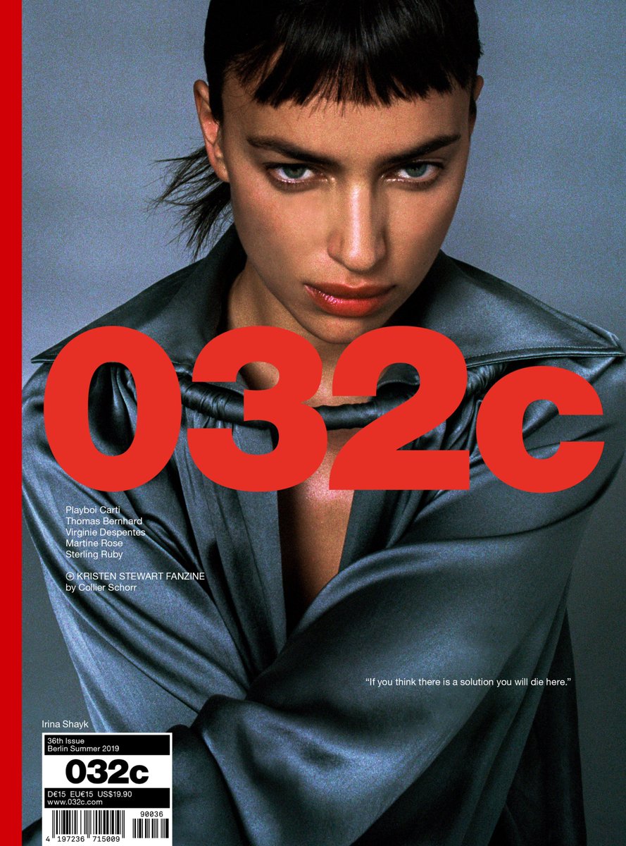 New: @032c Issue 35 – Summer 2019 ⚠️ OUT NOW 🦇
Cover 2/5 IRINA SHAYK in BALENCIAGA by Hugo Comte: 032c.com/store/magazine…