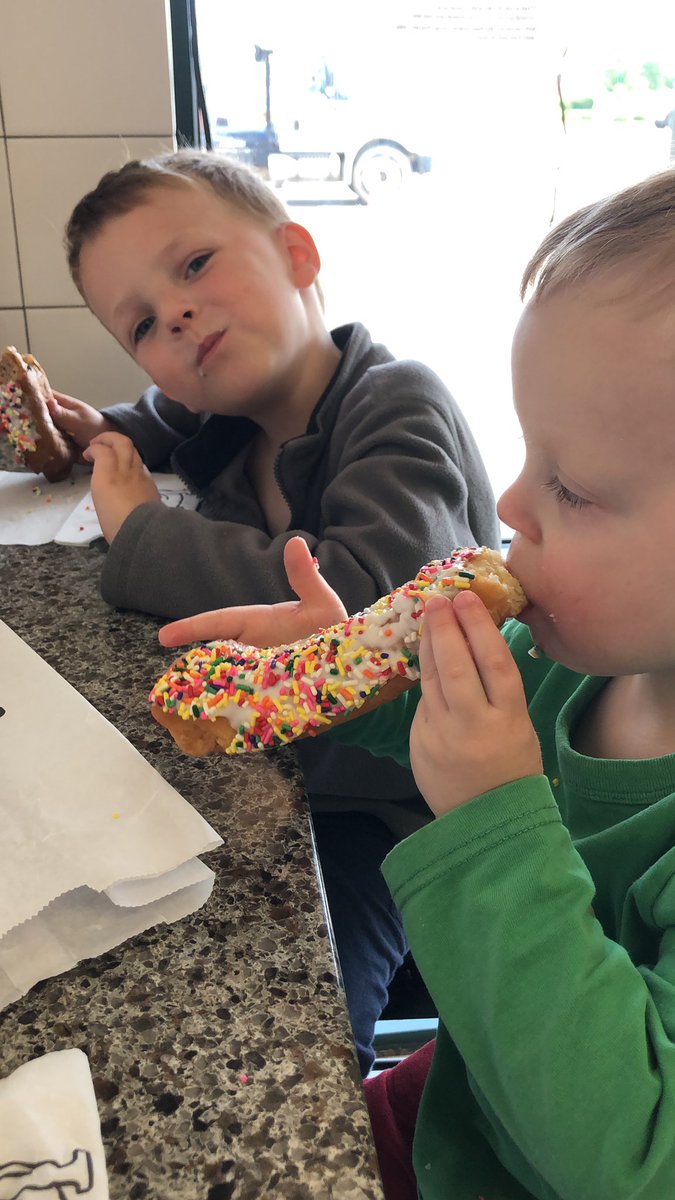 Loving life😁🙌🏻 <a href="/jacksdonuts/">Jack's Donuts</a> #donuts #summer #2019 #boymom #MondayMotivation