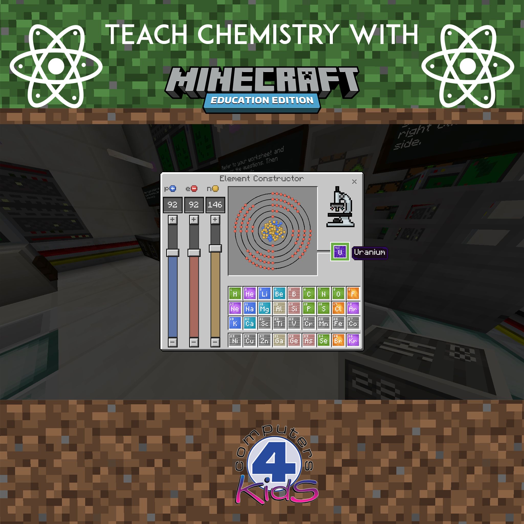 Minecraft Chemistry  Minecraft Education