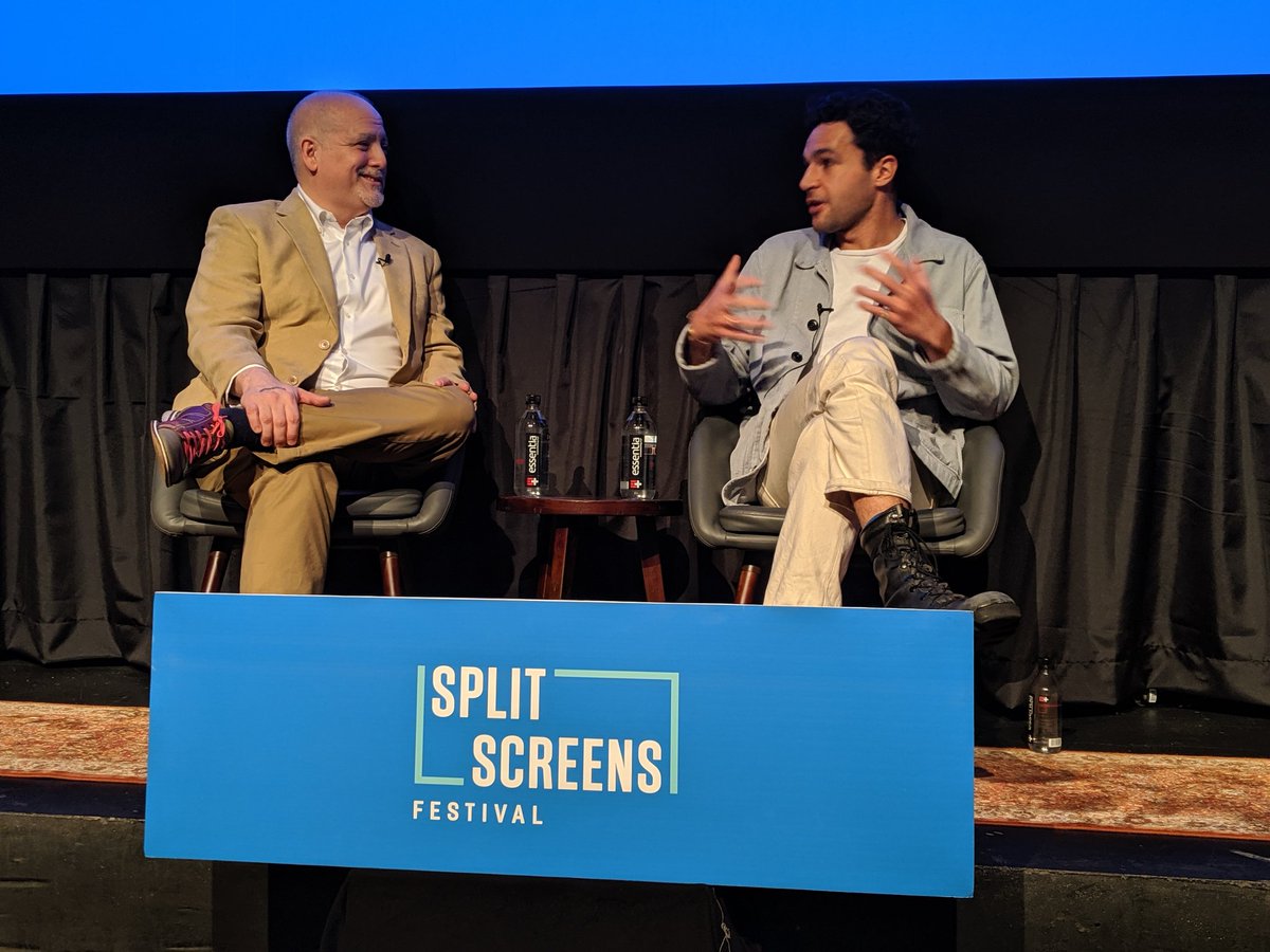 aRTShrian's tweet photo. With #ChristopherAbbott for #Catch22 premiere at #SplitScreensFestival. Such a fantastic actor, and a wonderful show. Congrats @hulu & Everyone! #SplitScreensTV https://t.co/mnysQvuAbo