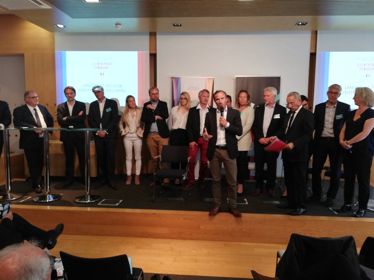 Le nouveau club "la Loire Atlantique une chance. les entreprises s'engagent" <a href="/FLavogez/">Franck Lavogez</a> signataire pour FACE Loire Atlantique