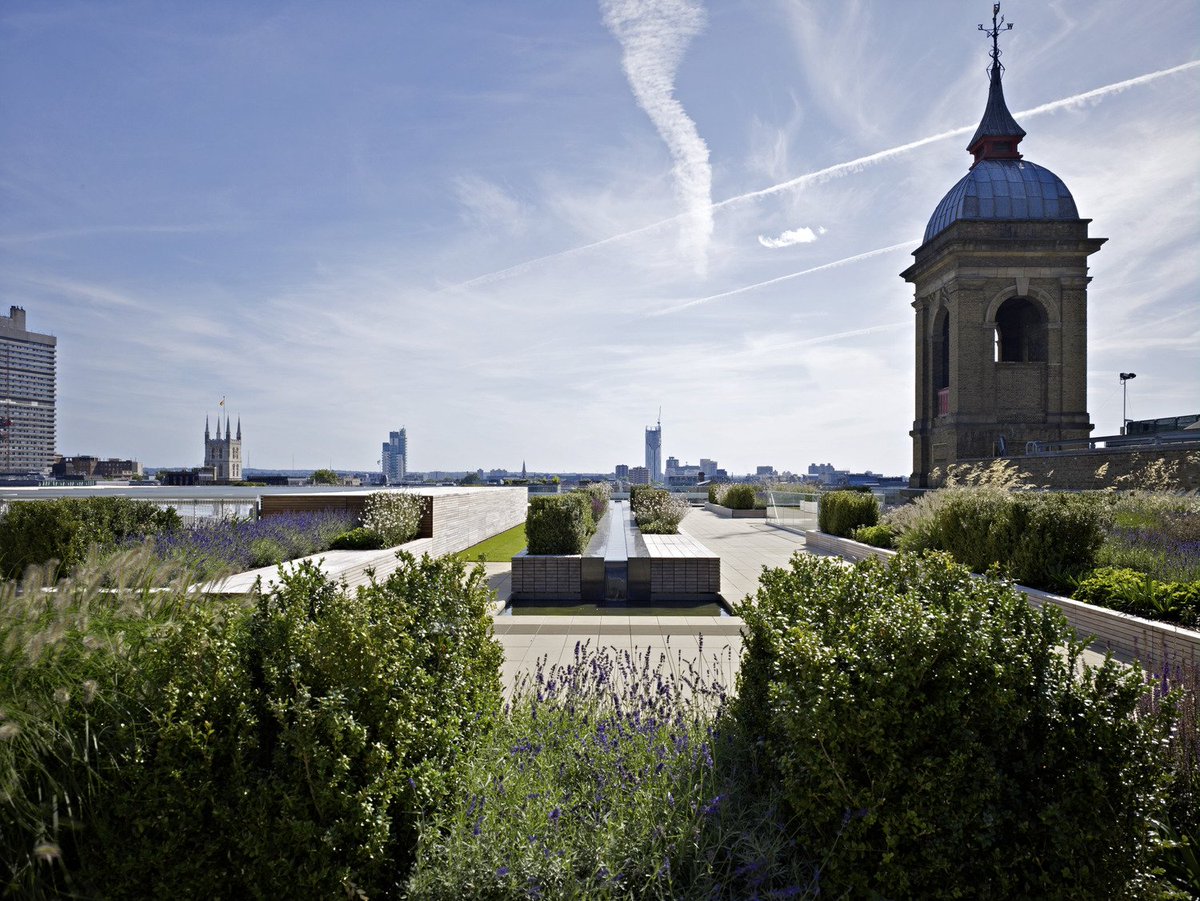 FletcherPriest's tweet photo. This weekend you can enjoy the roof garden at 1 Angel Lane and 1 Wood Street. Both will be opened to the public for #OGSW19! Click on the links to find out more https://t.co/Nm64vEAnpE https://t.co/NxL1oCfpDi @OpenSquares https://t.co/OAs2w9SHCA