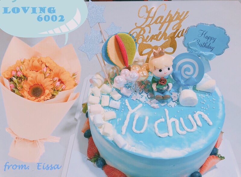 6002Eissa's tweet photo. #6002NewBeginning
Happy birthday!My Yuchun!
Loving u.
Everything will be ok!
第一次自己去做了生日蛋糕，请多多包含。 https://t.co/ZjxELePVye