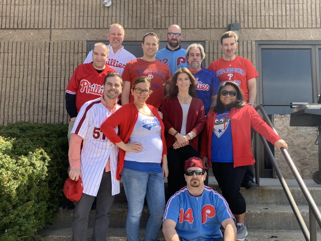 CaiazzoPhil's tweet photo. @avisplinfo A little Audubon, PA Office fun in the sun!! #workhardplayhard https://t.co/fYFEQYpXMl