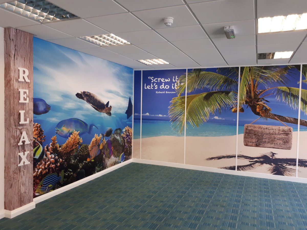 dysonsigns's tweet photo. Check out these wall #graphics that we recently installed for @LF_Law in #Leeds thanks to our friends @wagstaff_fitout. They certainly make you feel like you're on #holiday ππ
#ASureSign #Creative #branding #Solutions #atsocialmedia #design #create #innovation #print https://t.co/EVldleQrIW