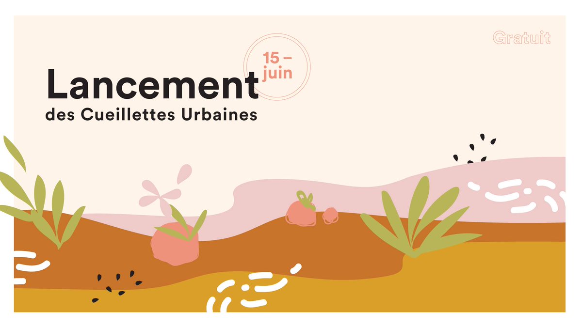 Amateurs.trices de l’#agricultureurbaine, assistez le 15 juin au lancement des Cueillettes Urbaines, projet gagnant de Rêver le Montréal durable de demain, organisé en collab avec @concertationMTL et le <a href="/_FJIM_/">Forum Jeunesse de l'Île Montréal</a>. RV au Grand Potager de Verdun à 10h. #DD
facebook.com/events/8447287…