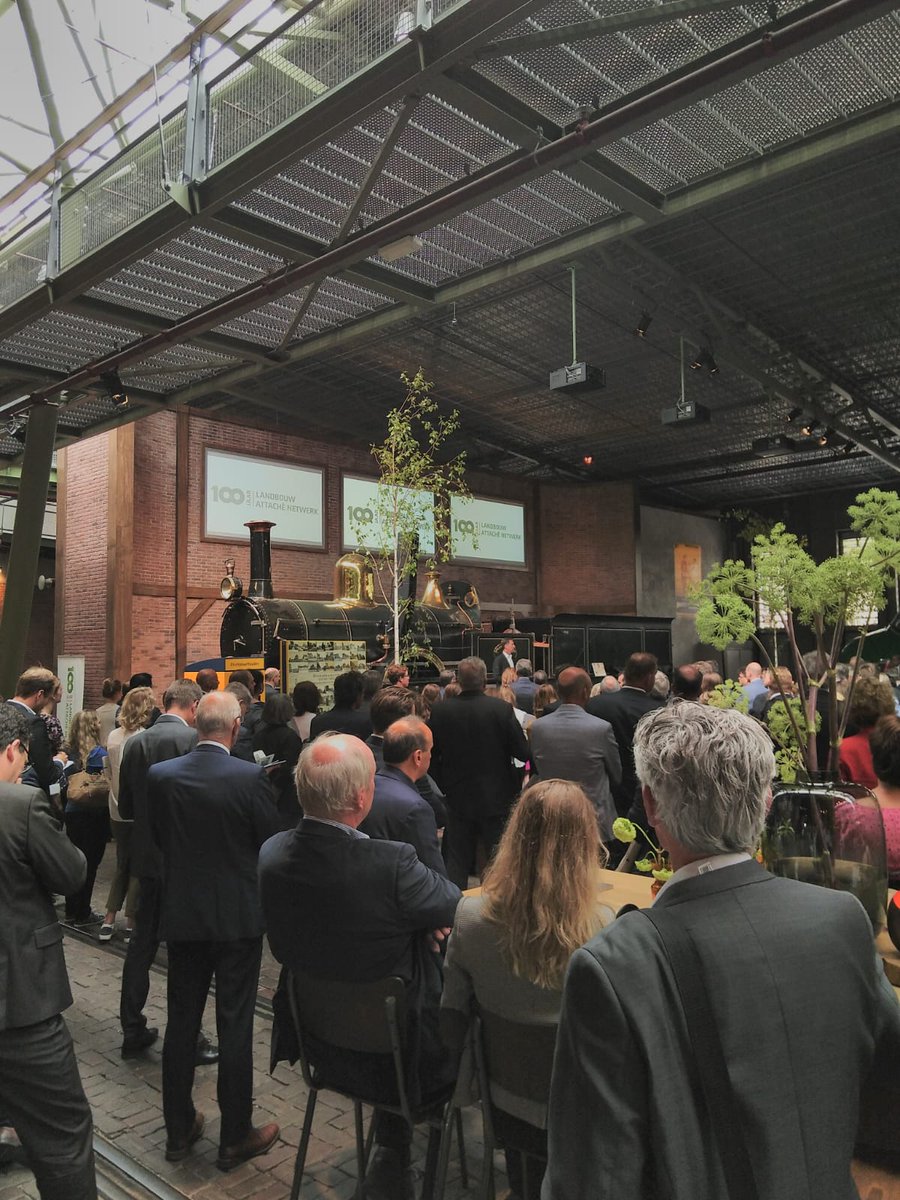 Today we are at the 'Farming the future is our nature' conference organized by <a href="/minlnv/">Minlvvn</a> and <a href="/Rabobank/">Rabobank</a> With an interesting program around circular agriculture, they celebrate the 100 years anniversary of the Dutch Landbouw Attache Network.