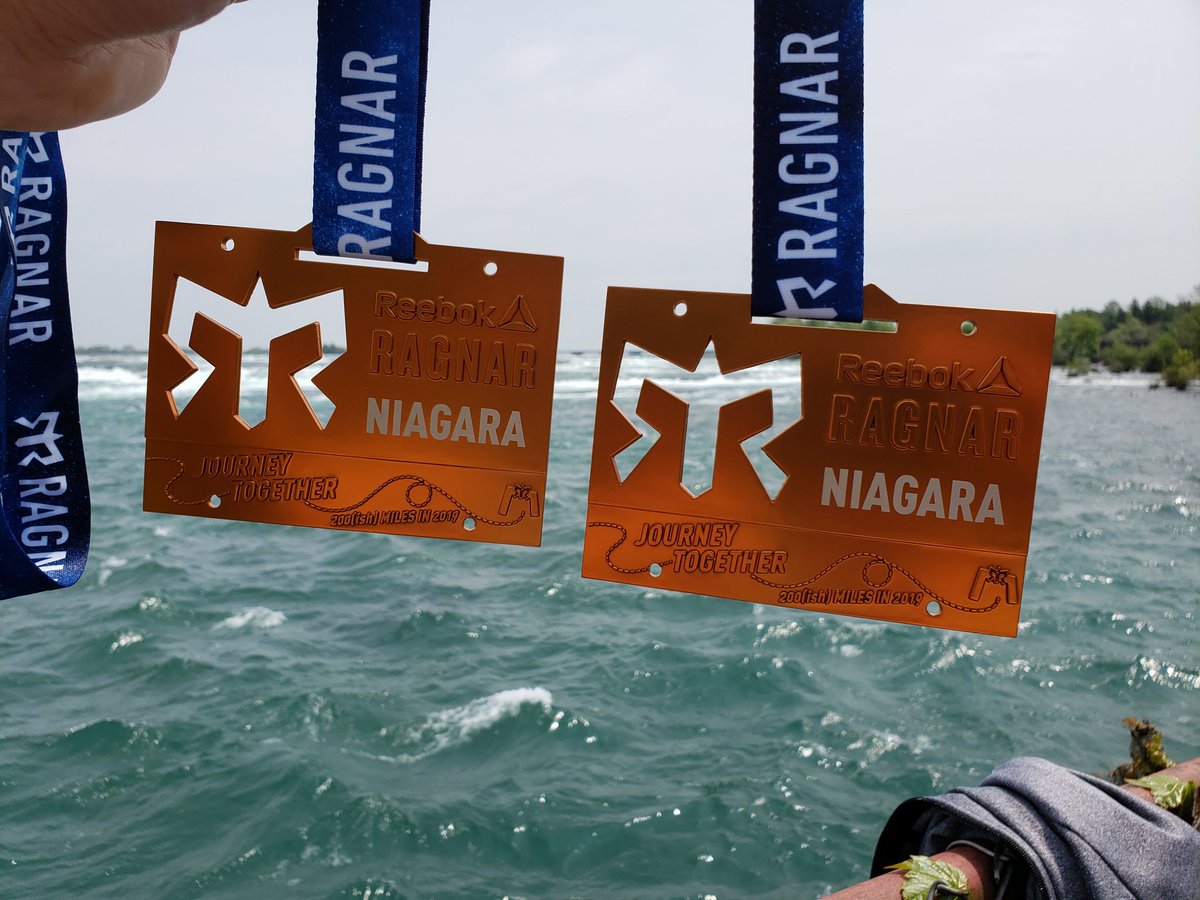 kc_run_coach's tweet photo. Reminiscing about the #ragnarniagara this weekend! It was so much fun! Actually considering doing a trail one next summer!
#runchat #running #ragnar #MedalMonday https://t.co/Qgbj8Po7Ky