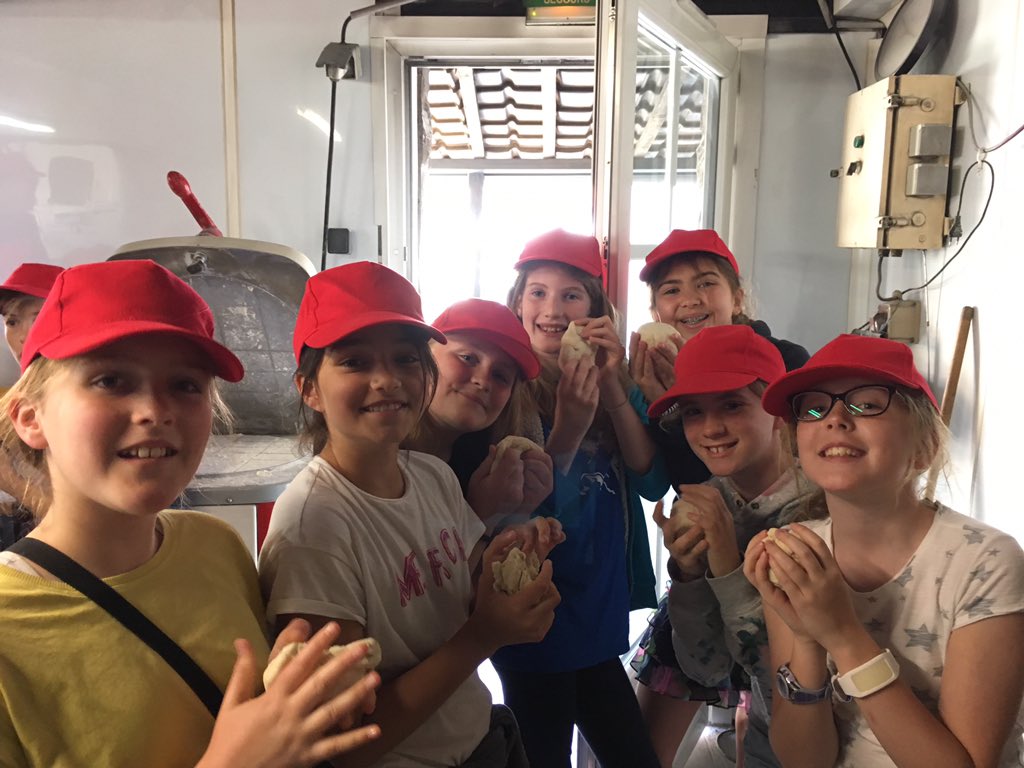 HawthornsHist's tweet photo. Fun and games at La Boulangerie! #croissants #painauchocolat #baker @Port_BC https://t.co/pqTDu3RsBL