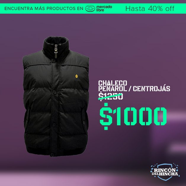 ¡Llegó #Ciberlunes! 🙌⚽️
Visitá nuestra tienda oficial en #MercadoLibre y encontrá articulos de tus equipos favoritos con hasta un 40% de descuento! 👉bit.ly/2xJmXle