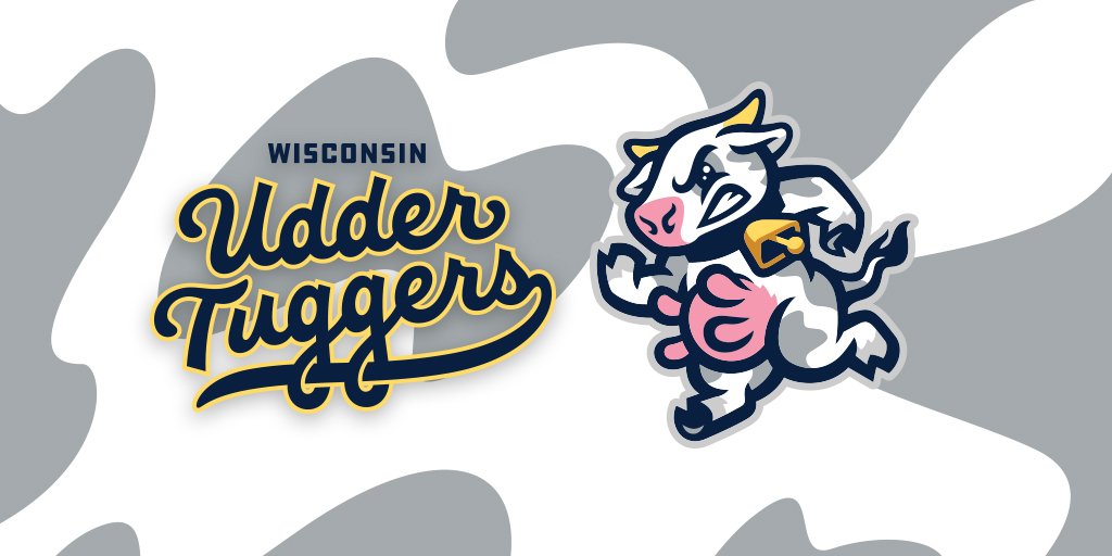 MiLB's tweet photo. Coming June 20th...

Say hello to the Wisconsin Udder Tuggers! 🐮 https://t.co/8x6eXZf1a4