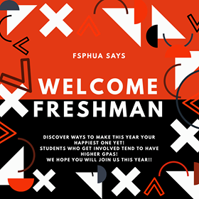 Welcome Incoming Freshman!! We hope that you choose to get involved in our organization. Students who get involved on campus tend to have higher GPAs, and those who get involved have increased leadership opportunities!