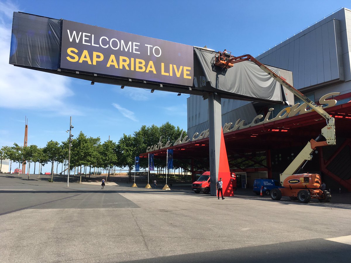 Always a pleasure to be in Barcelona, a city I lived in for 9 years. This time it’s for the #SAPAribaLive Sustainability Summit. Preparados?