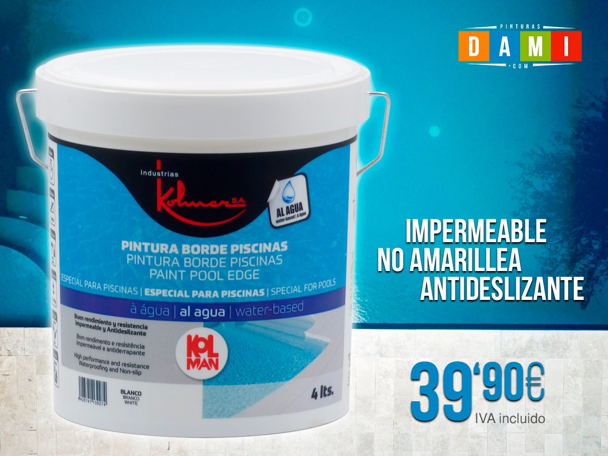 Ser un borde tienes sus consecuencias...
como por ejemplo, que te tengan que pintar de blanco para renovar el aspecto tu #piscina y evitar resbalones de los bañistas.
Puedes comprarla aqúi➡️bit.ly/2Z68V5X

#PinturasDami #PinturaPiscinas #TiendaDePinturas #PinturaOnline