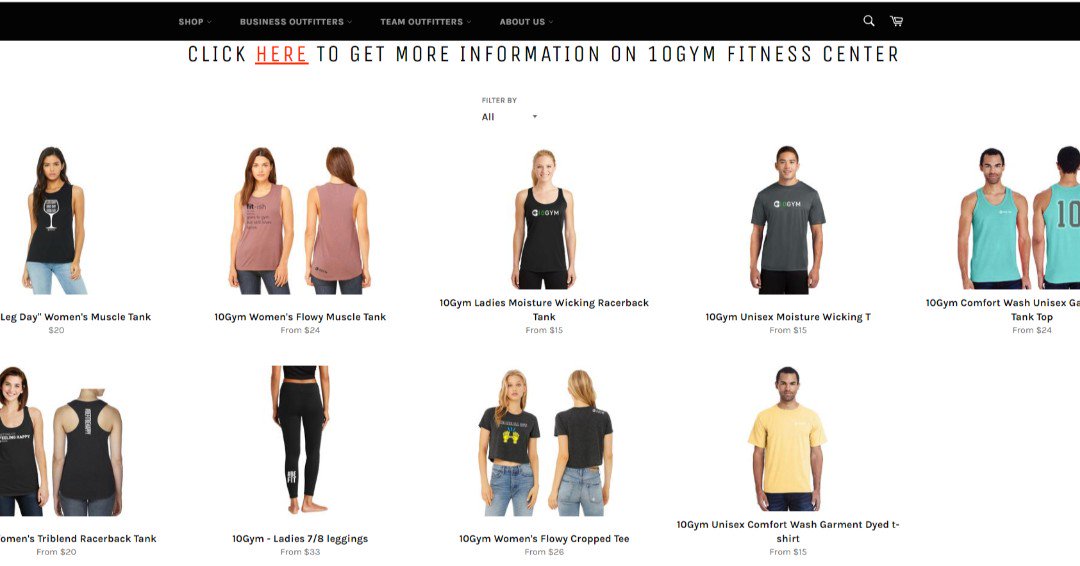 10GYM's tweet photo. We have given our 10GYM Gear a great update! Go Checkout our new items! Tweet us your favorite piece! #10GYM #wherefitnessisfun#befitbehappy https://t.co/jak4CJLExc https://t.co/HHka1k8eBO