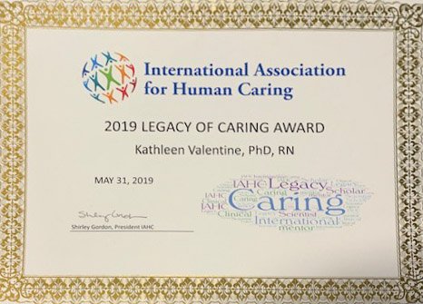Clemson_Nurse's tweet photo. The International Association for Human Caring Conference(IAHC) was a huge success this week! Our very own Dr. Kathleen Valentine received the 2019 Legacy of Caring Award!
Congratulations, Dr. Valentine!
@ClemsonCBSHS
@ClemsonUniv
@ClemsonPrez
@ClemsonProvost https://t.co/sirkFi4yMD