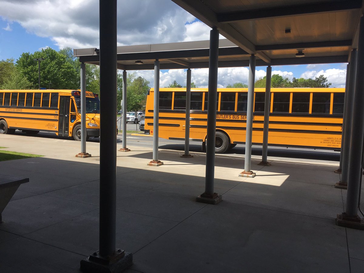 career_north's tweet photo. The buses are arriving for the Orleans Central Supervisory Union Middle School Camp! We will be hosting 160+ students every afternoon this week so they can sample ten different career center programs @career_north! https://t.co/awWkHZO5CR