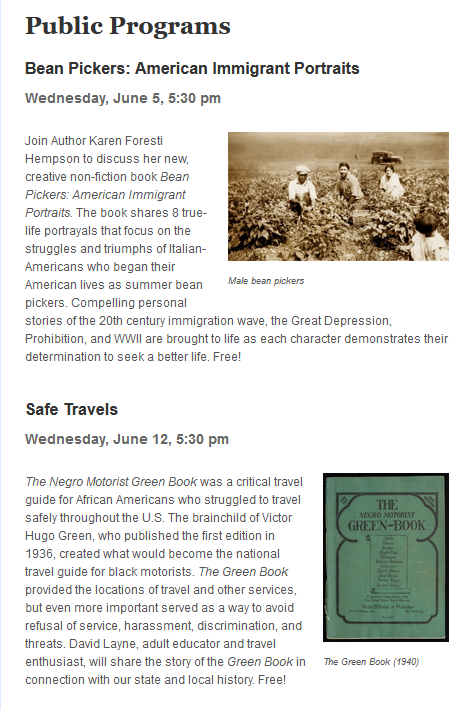 UticaCollegeCHR's tweet photo. Here's some updates for June 2019 from the Oneida County History Center! https://t.co/ttOPCuTtFm