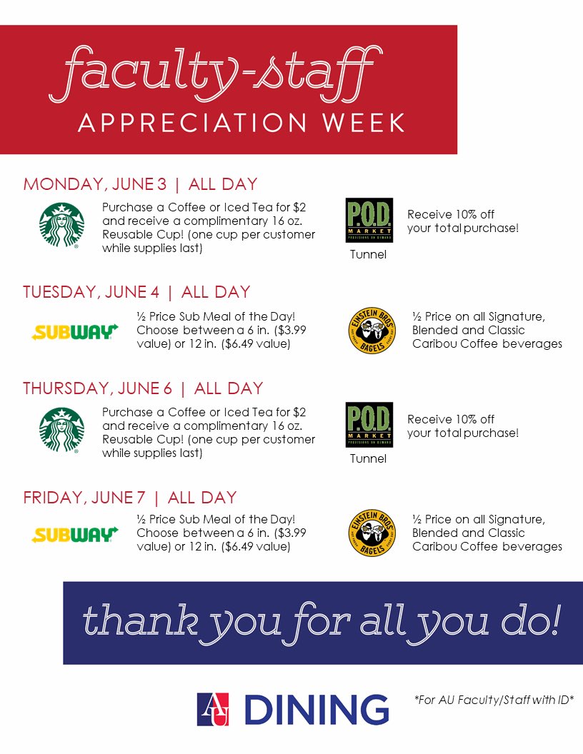 American University Dining tweet media