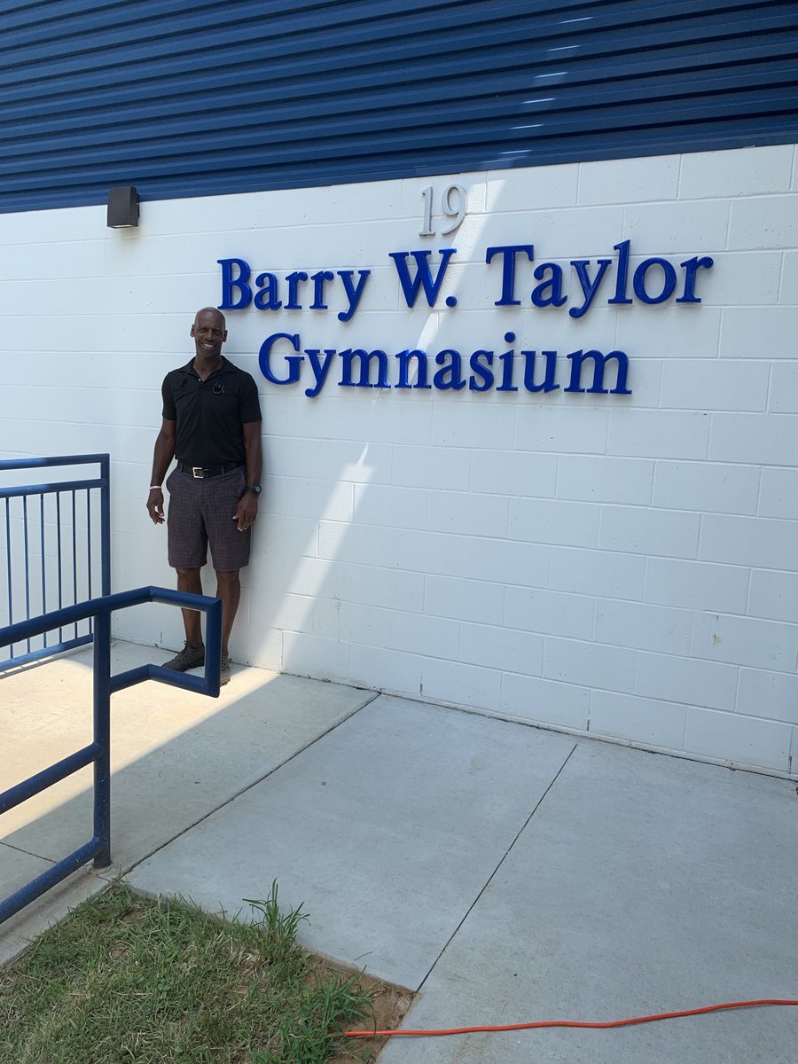 BIG CONGRATS to my dad on his retirement and for having the gym at Sail HS named after him! #TaylorFam #ProudSon