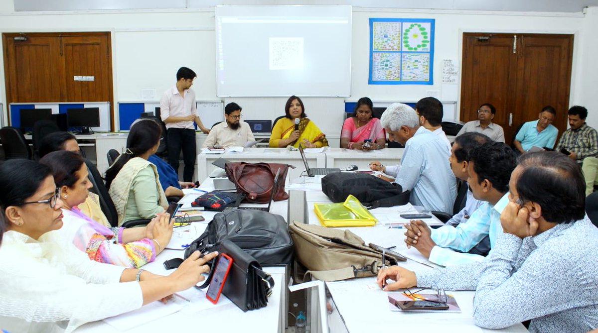 ncert's tweet photo. #Workshop of #Designing #ICT Intervention in #Teaching and #Learning from 3-7 June  2019 organised by @ciet_ncert
@HRDMinistry @IBE_UNESCO @DrRPNishank @hk_senapaty @ap_behera @InduKum47907915 @angelrathnabai @MohdMamur https://t.co/UlGWKWMe7z