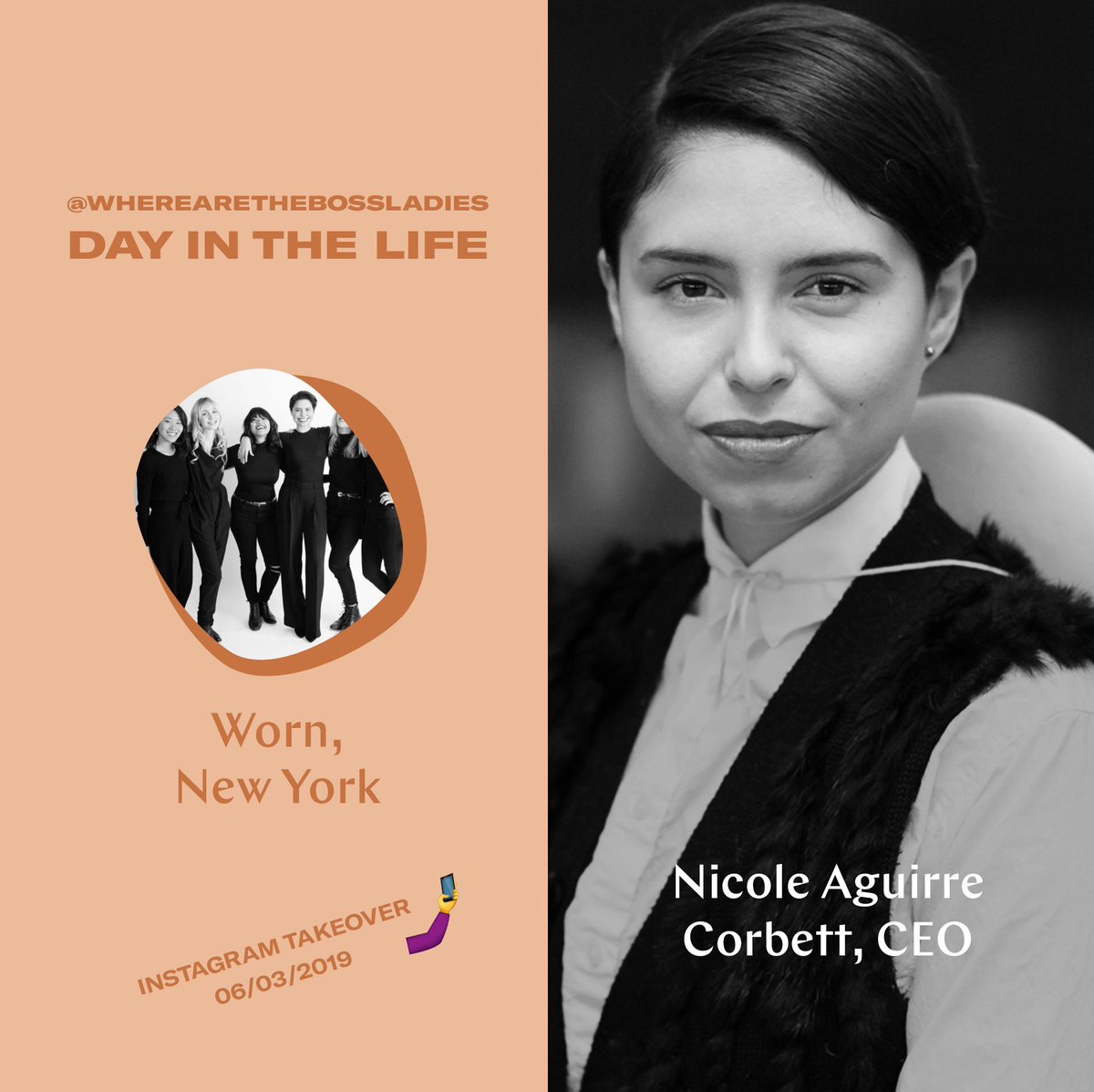 Check out the NY CEO life with Nicole Corbett from the agency Worn in today's IG story takeover!  👸🏻🤳👀 Worn is women-led agency with a mission to build brands for the female perspective and make sure all women feel represented.

➡️ lnkd.in/dgaH-Dm