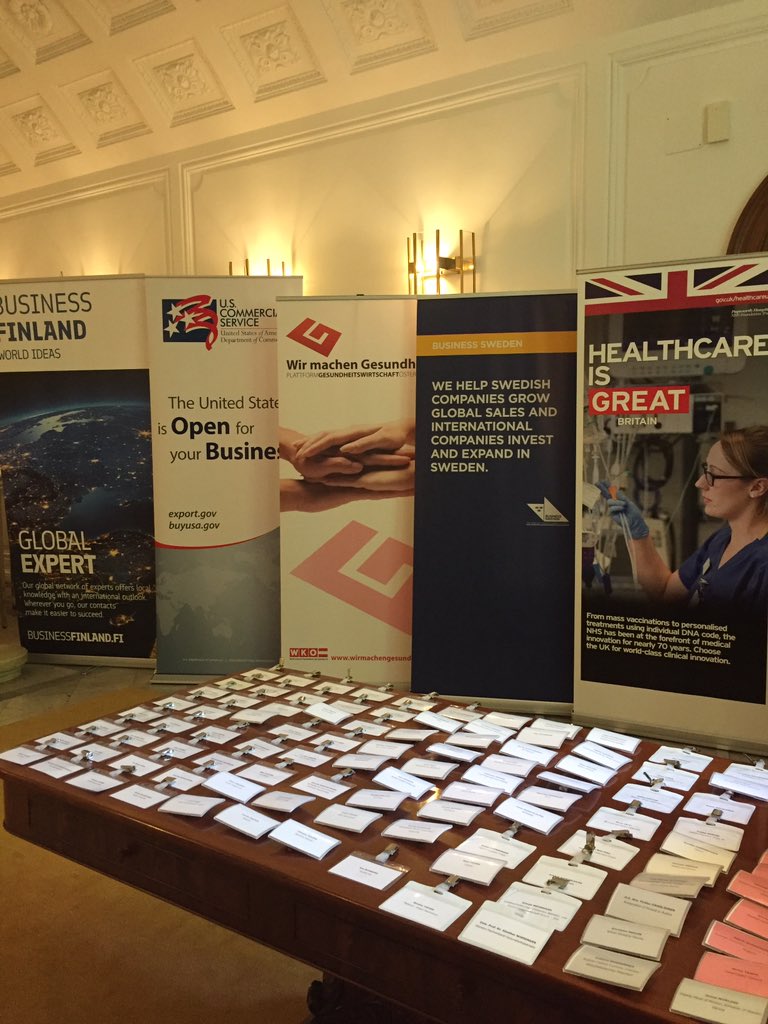 CS_Austria's tweet photo. Everything is in place for the #eHealthForumVienna! @Export2Europe @tradegovukAUT @BusinessFinland https://t.co/9VBUqCwk7Z