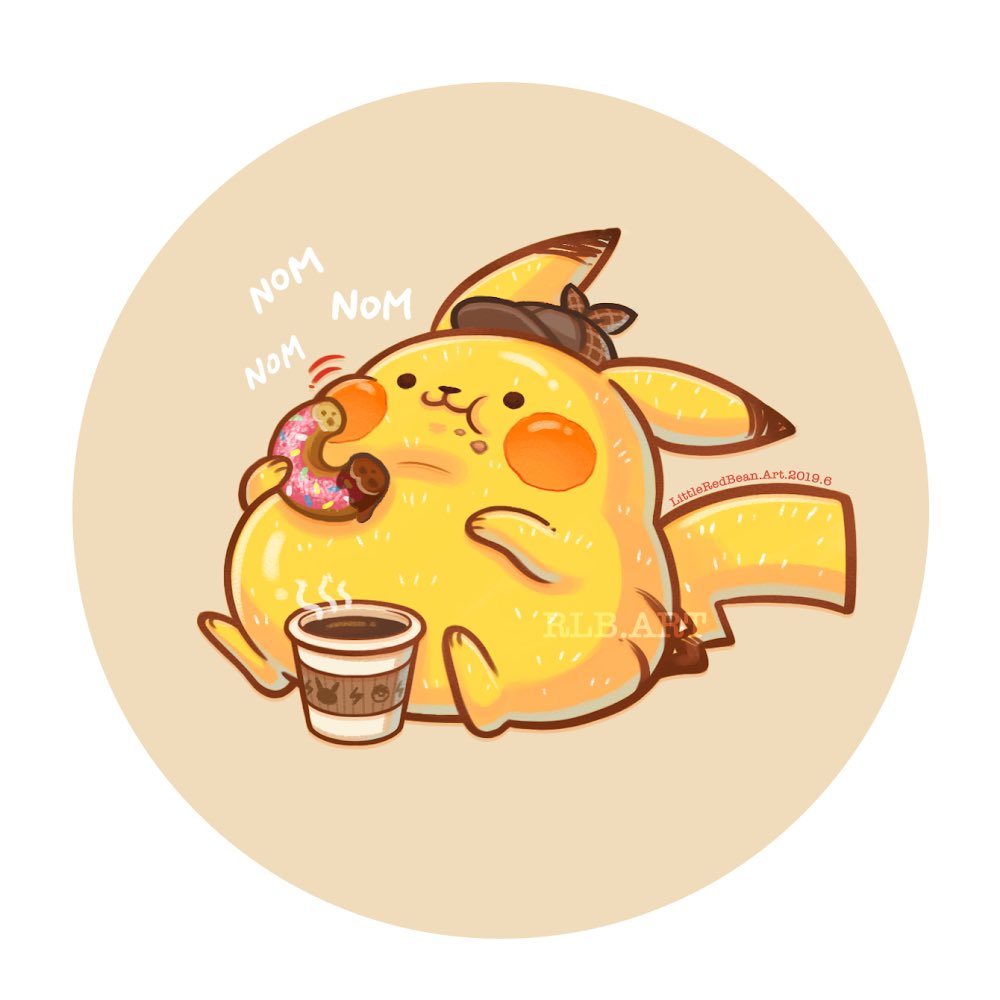 Good morning! I need coffee and donuts to make it through Monday ☕️ 🍩 

#DetectivePikacku