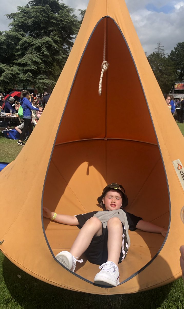 Safe to say Charlie enjoyed his first trip to @bloominthepark