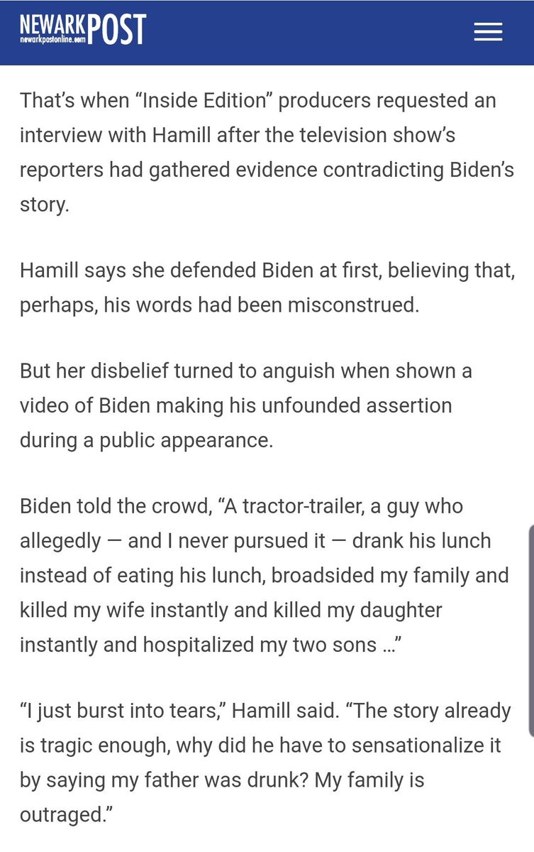 IllusionistDanC's tweet photo. @JoeBiden #CreepyJoe has no idea what #Truth is. You built your political career on #LiesAndPerversion. You can begin your road to personal salvation by publicly admitting you lied about the 1972 accident. 
https://t.co/zDEwSIKZDr https://t.co/mfRfUHd24l
