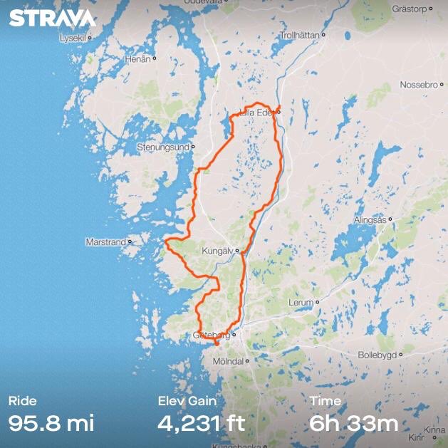 Parkeray's tweet photo. Congrats to our Alex for completing Day 1 of the #BCORide to Copenhagen. That’s 95.8 miles down for @MindCharity 🚴🏼♂️🚴🏼♂️🚴🏼♂️ with @ClubPeloton @BCO_UK 👍🏼 #keepgoing https://t.co/KGVUk9y3mM