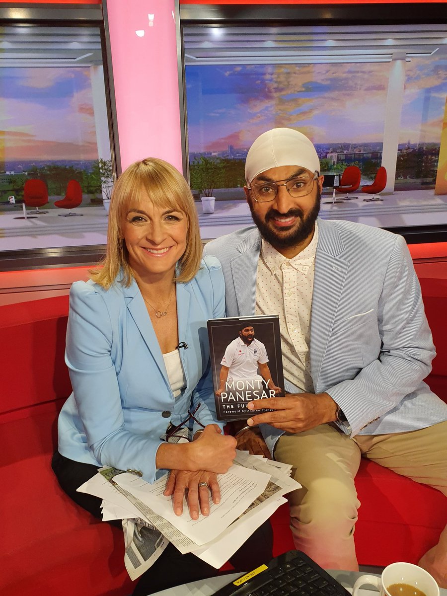 Monty Panesar (@zkp_scroll) on Twitter photo I'm with lovely <a href="/louiseminchin/">Louise Minchin</a> who has the same dress sense as me, obviously she is the fashion trend setter!! <a href="/BBCBreakfast/">BBC Breakfast</a> <a href="/BBCNews/">BBC News (UK)</a>
<a href="/penswordbooks/">Pen & Sword Books</a> <a href="/WhiteOwlBooks/">White Owl Books</a> <a href="/media_back/">Gapyisi12</a> @SSMAgents <a href="/StarPeopleM/">StarPeopleTalent&PR</a> #CWC19 #ENGvPAK #BBCCricket #bbcbreakfast I'm with lovely <a href="/louiseminchin/">Louise Minchin</a> who has the same dress sense as me, obviously she is the fashion trend setter!! <a href="/BBCBreakfast/">BBC Breakfast</a> <a href="/BBCNews/">BBC News (UK)</a>
<a href="/penswordbooks/">Pen & Sword Books</a> <a href="/WhiteOwlBooks/">White Owl Books</a> <a href="/media_back/">Gapyisi12</a> @SSMAgents <a href="/StarPeopleM/">StarPeopleTalent&PR</a> #CWC19 #ENGvPAK #BBCCricket #bbcbreakfast