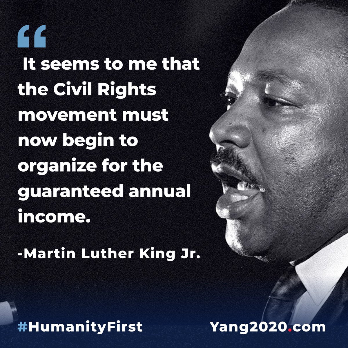 Andrew Yang🧢🇺🇸 on Twitter: "Martin Luther King Jr. believed ...