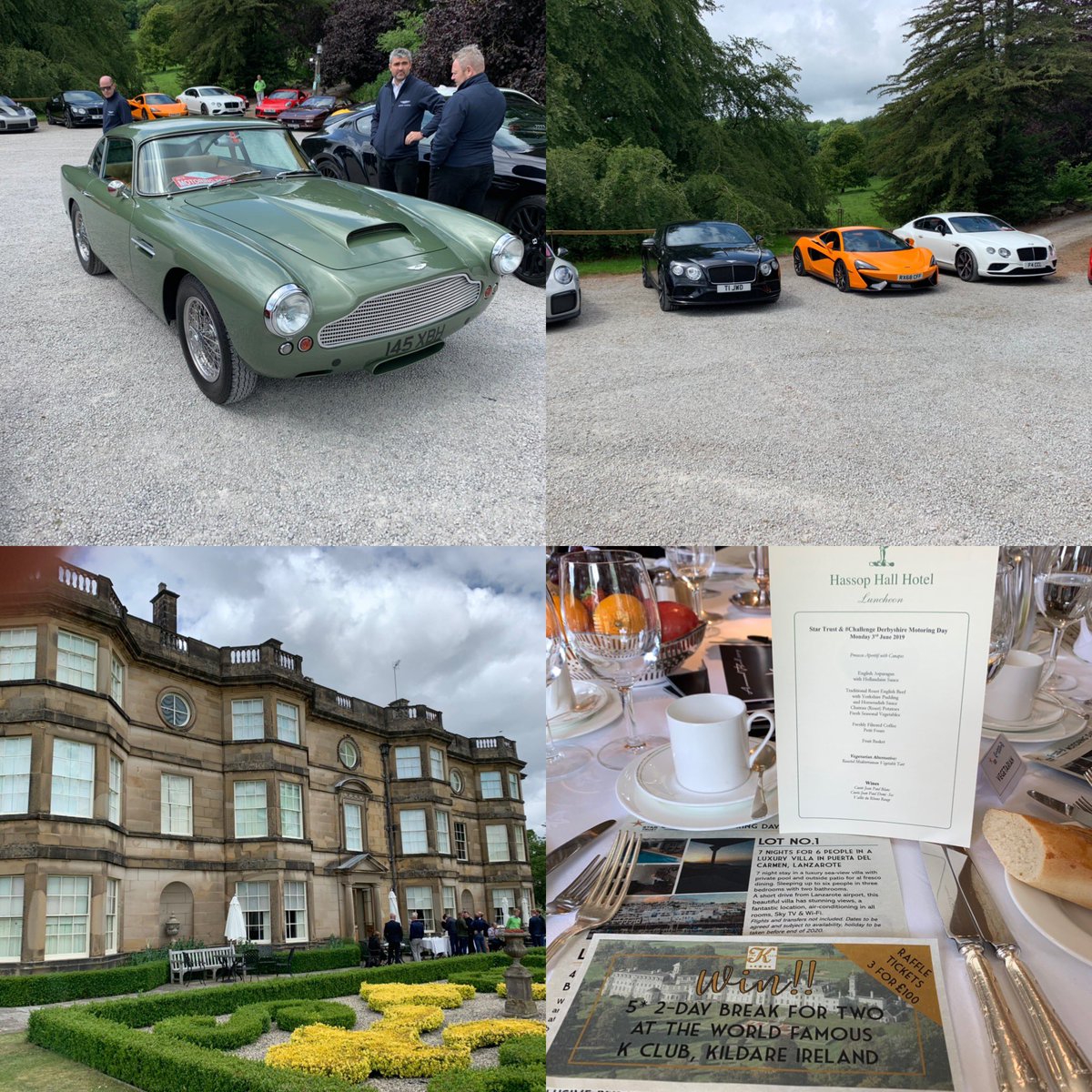 TimjwDowning's tweet photo. Wow what an incredible experience @star_trust #motorday with @williamdowning1 driving @astonmartin @bowleroffroad enjoying a delicious lunch whilst raising over £60,000 for #charity https://t.co/DxpIaLYLtL