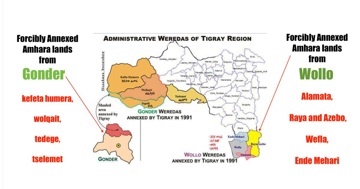 Á¢áµá®áµá« On Twitter Ethiopia Amhara The Demographic Engineering That Was Done In Welkait By Tplf Is Happening Now Hence The Ethnic Conflict In Dera Shewa Etc Https T Co Marwnofsus