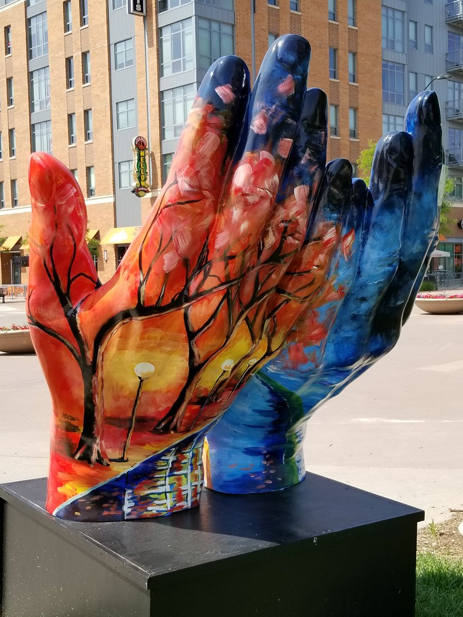 OverbyArt's tweet photo. "Haymarket Warmth" by Brian Arp https://t.co/7vygVRIzwO