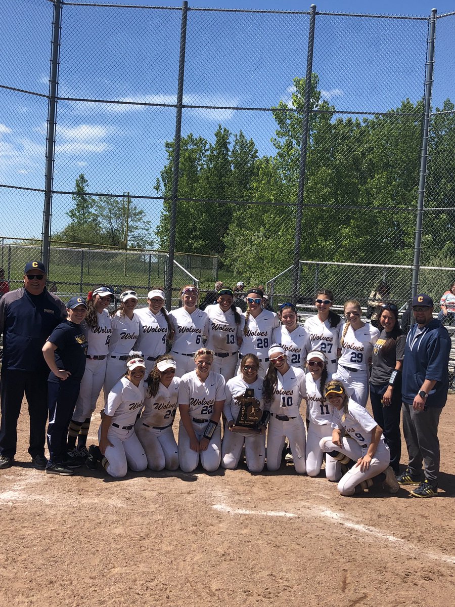 Clarkston Nation- Congratulations to our girls Varsity Softball team.  Beating crosstown rival Lake Orion 11-0 in 5 innings for the Division 1 District Championship this morning at Oxford High School. Great team effort Wolves! #WolvesPride