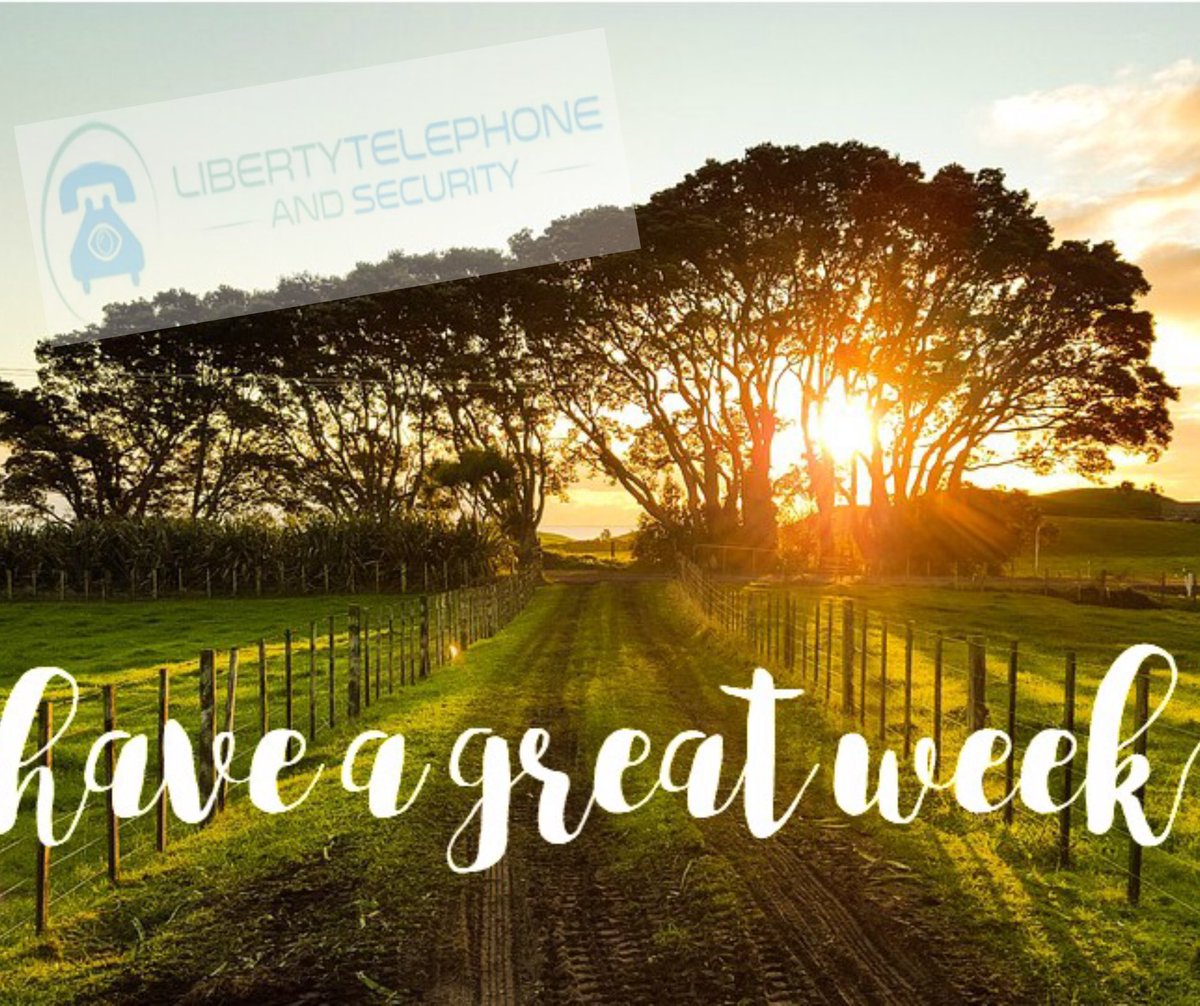 Libertytele's tweet photo. Have a GREAT week ☀️ https://t.co/2i2AdNjQRC