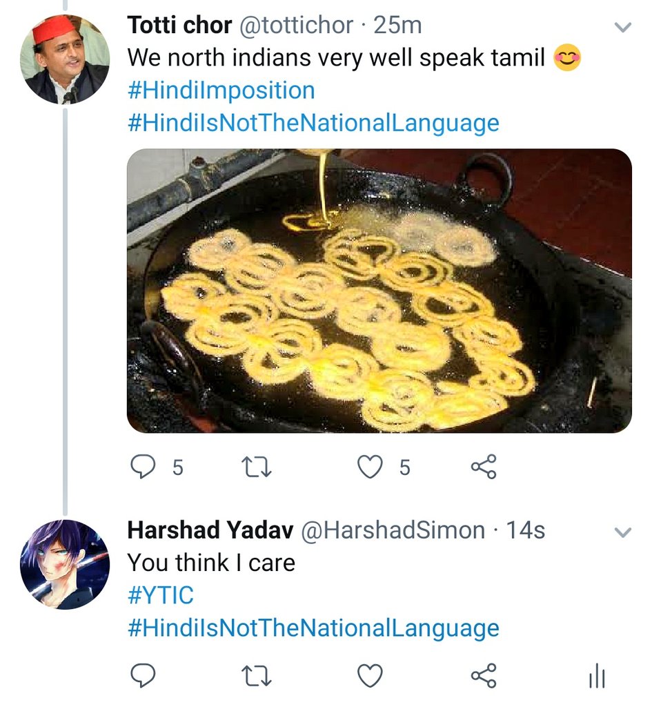 frogenkid's tweet photo. @calotropic1234 @jaswal_payal @santhgogikar This is where your so called hindi speaking people stands https://t.co/zBUX3MtNey