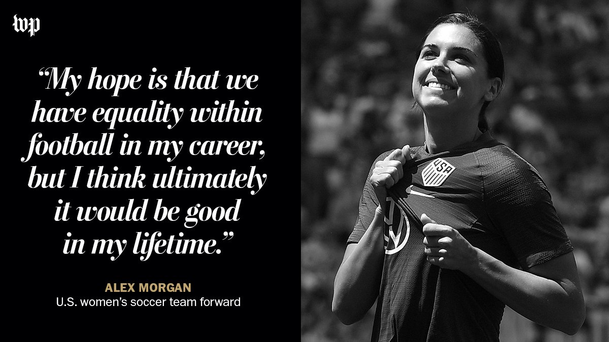 The U.S. women’s soccer team, in France for the World Cup, has a big challenge back home: a battle against gender discrimination wapo.st/2XpJega