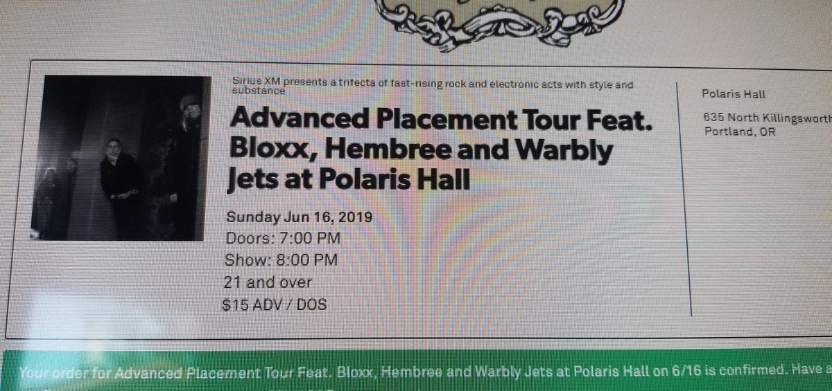 PdxFlyGuy99's tweet photo. I got mine. You get yours!
@bloxxband @WARBLYJETS @hembreemusic
Sirius XM #AdvancedPlacementTour
Pics & report to come @kadeshow https://t.co/NwJbfYQIF5