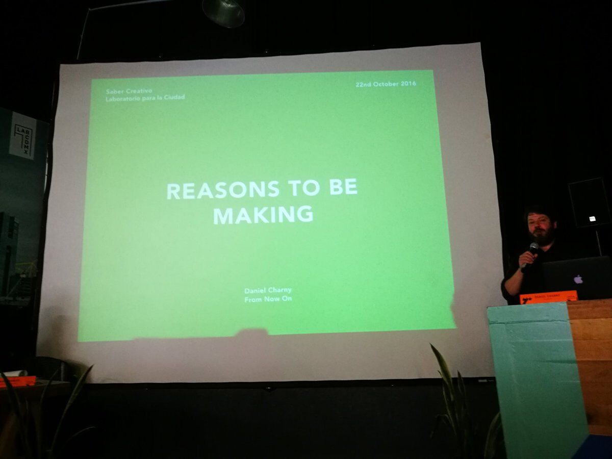 danino's tweet photo. Revisiting 'Reasons to be making' talk while prepping @V_and_A Research Project 'Embodiment and the Knowledge of the Maker' I'll be in Making Futures #DrMartaAjmar session alongside #mindracing #purposeful @zoelaughlin @tomasdiez https://t.co/17D0OF9Z6F #fixperts #powerofmaking https://t.co/fUFPhhSxyn