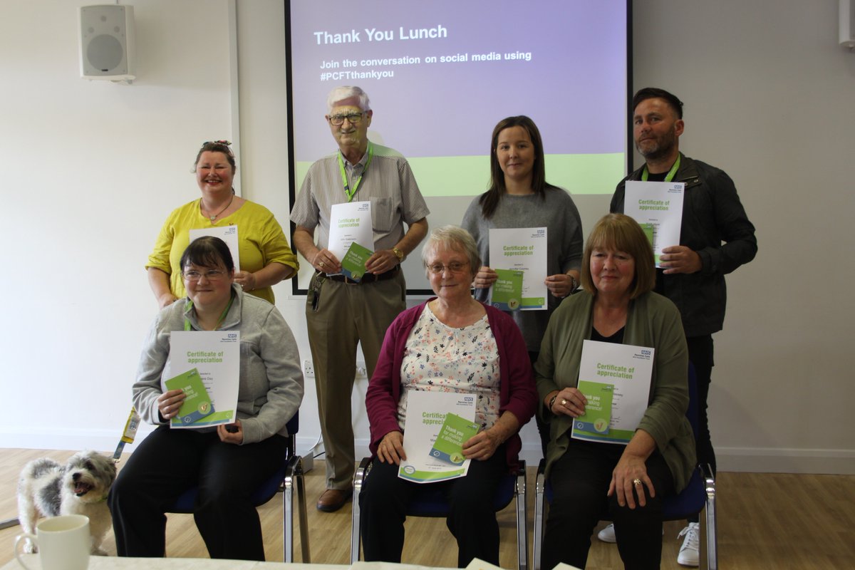 PennineCareNHS's tweet photo. Evelyn, our chair, held a thank you lunch for our volunteers today.
It's just a small token to show how much we appreciate what they do.
Here are a few snaps, check out more tweets from the event at #PCFTThankYou
#VolunteersWeek https://t.co/ZaCqOwwCKW