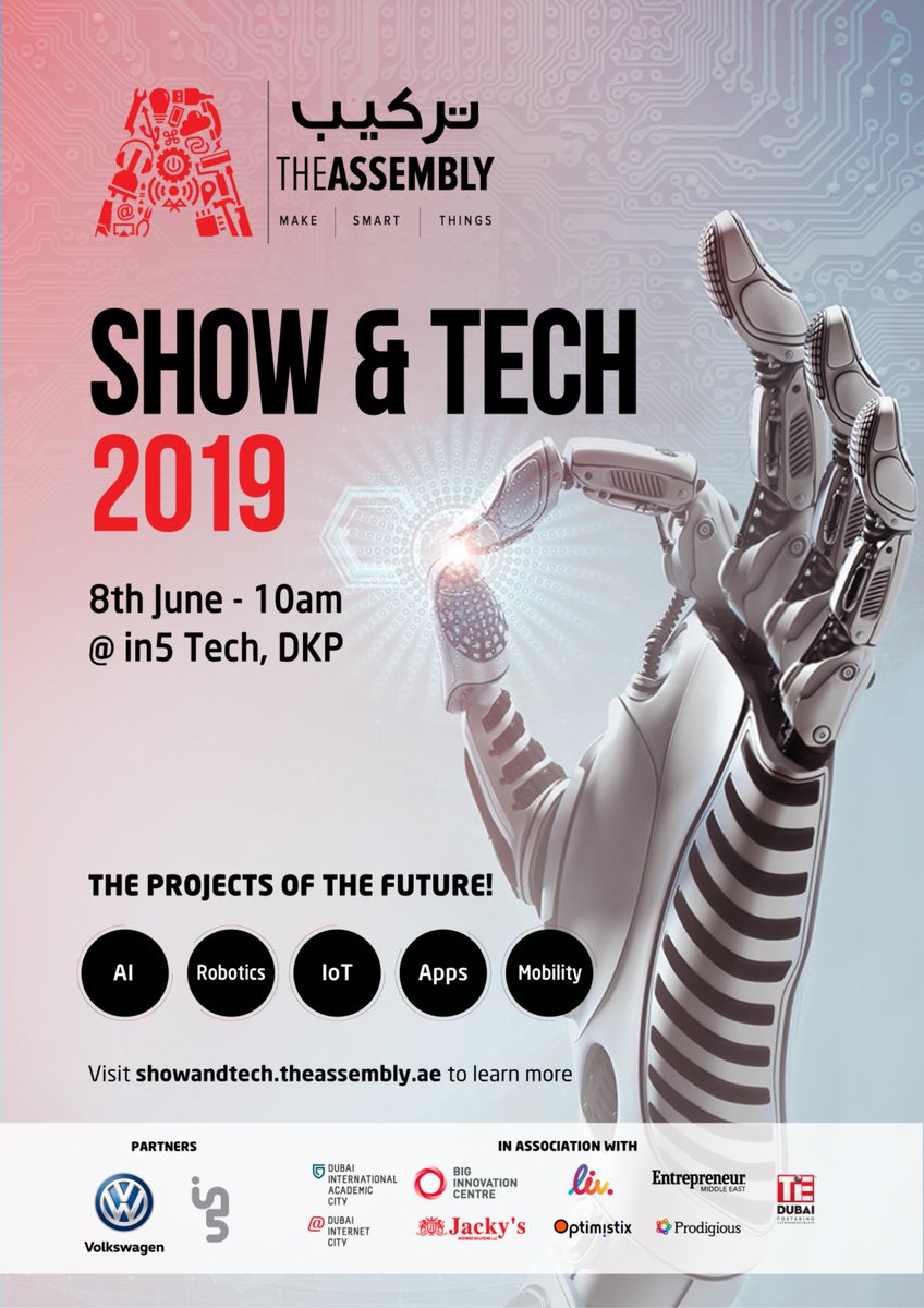 MakeSmartThings's tweet photo. For 2019, we have shortlisted 50+ innovative projects in these focus areas:
#ArtificialIntelligence
#Robotics
#IoT
#Blockchain
#BigData
#Apps
#AR & #VR
#UAV &#Drones
RSVP now for #ShowAndTech 2019 at #in5Tech on June 8th starting 10AM
RSVP at: https://t.co/WqL54cmqod https://t.co/hxe8dzOrXa