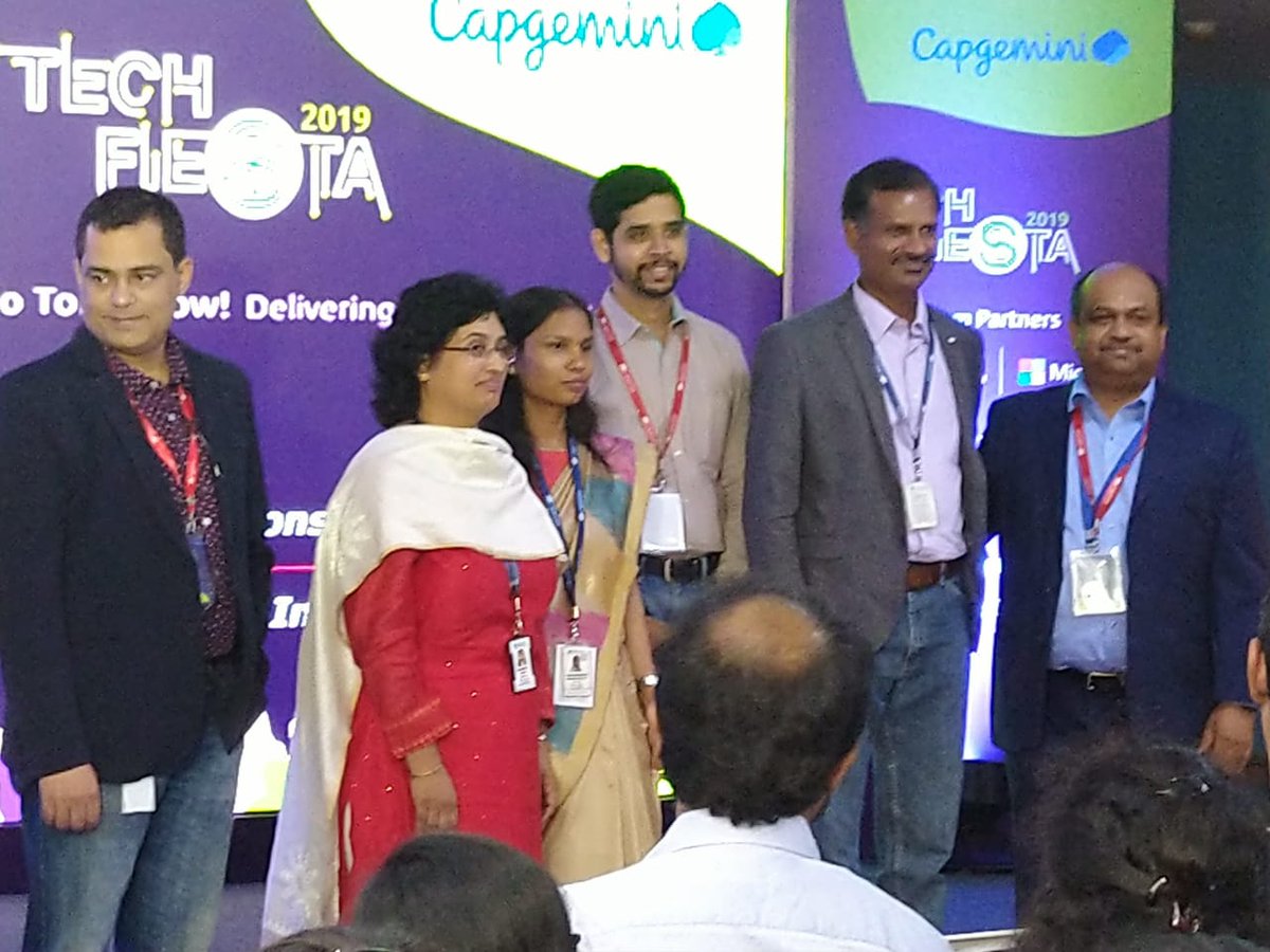 CapgeminiIndia's tweet photo. With this, we wrap up the Tech Fiesta for this year. See you again next year! Here's a glimpse of the last leg of our journey in Chennai and witness our cutting-edge solutions at work. #TechFiesta2019 https://t.co/CBj83BPwUd