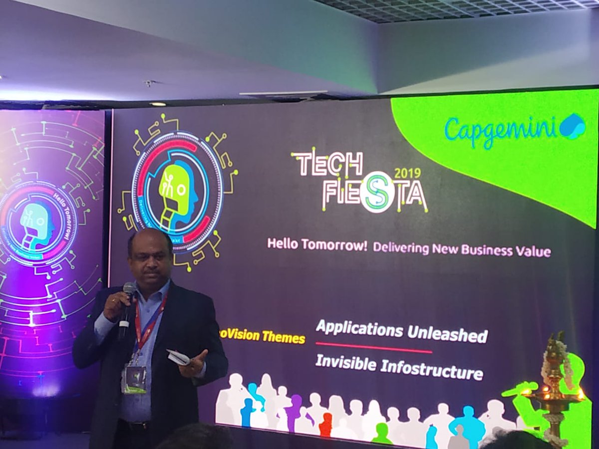 CapgeminiIndia's tweet photo. With this, we wrap up the Tech Fiesta for this year. See you again next year! Here's a glimpse of the last leg of our journey in Chennai and witness our cutting-edge solutions at work. #TechFiesta2019 https://t.co/CBj83BPwUd