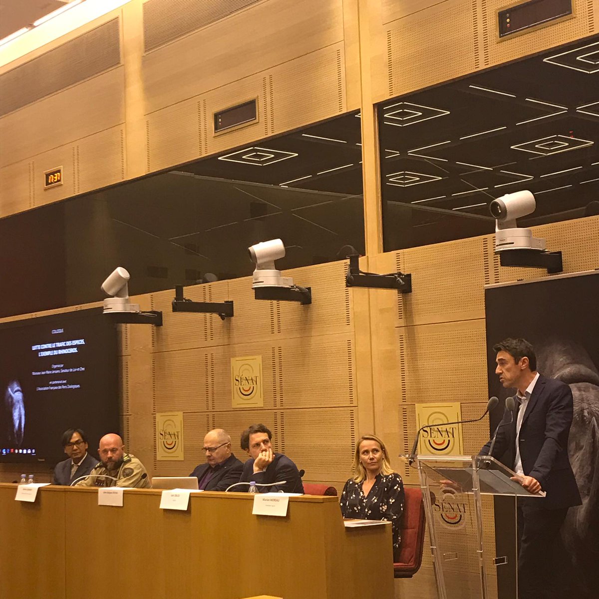 Thank you to the French Association of Zoos - AFdpZ for inviting <a href="/SigfoxNation/">SIGFOX Foundation</a> to share how technology can serve biodiversity purposes and help fight  wildlife trafficking, and to <a href="/gerard_larcher/">Gérard Larcher</a> and <a href="/YannWehrling/">yannwehrling</a> to support this event.