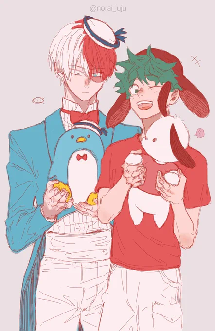 ??-Sanrio Crossover#todoroki #midoriya #tdiz #tododeku #hrak #轟出 #轟焦凍 #緑谷出久 #sanrio 