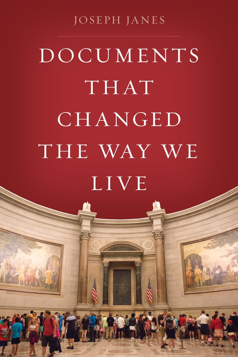 silslibrary's tweet photo. New Books at SILS: Much of our collective memory depends on recorded documents. But do we really know the whole story behind even our most well-known histories? In Documents that Changed the Way We Live, Joseph Janes tells the true stories behind nearly fifty documents. https://t.co/fLkwdFTCZA