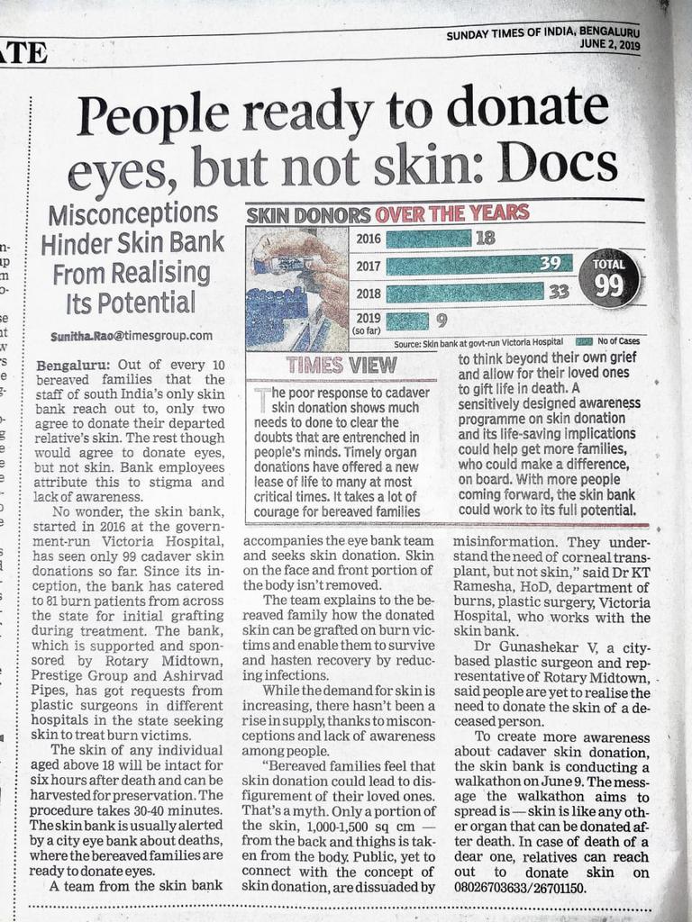 bhatiakshama's tweet photo. #walkathon #skindonation
Donate Skin, Save a Life! Walk for a cause-register for free at https://t.co/89YbFsB8S4 https://t.co/sihdIvhS9b